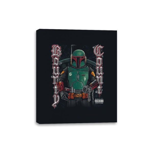 Bounty Count - Canvas Wraps Canvas Wraps RIPT Apparel 8x10 / Black
