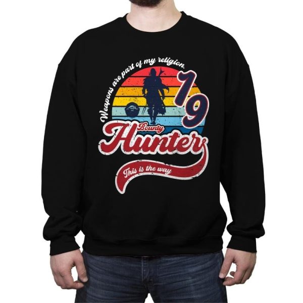 Bounty Hunter 19 - Crew Neck Sweatshirt Crew Neck Sweatshirt RIPT Apparel Small / Black