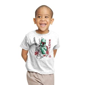 Bounty Hunter - Sumi Ink Wars - Youth T-Shirts RIPT Apparel