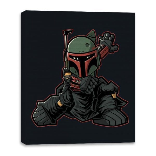 Bountyman - Canvas Wraps Canvas Wraps RIPT Apparel 16x20 / Black