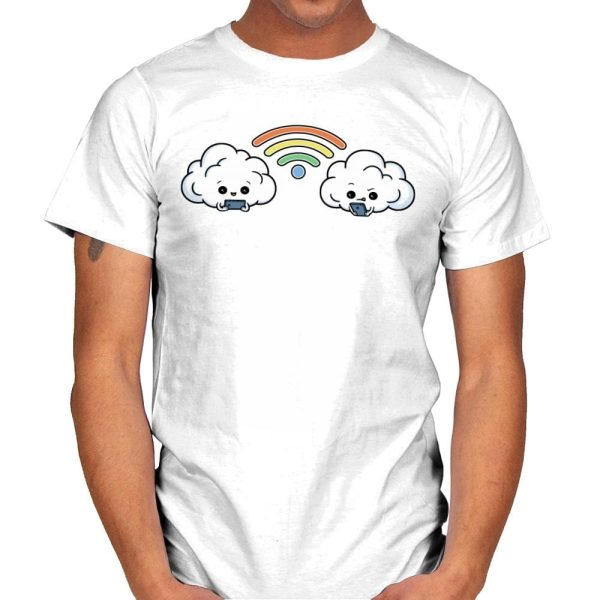 Bow-Fi! - Mens T-Shirts RIPT Apparel Small / White