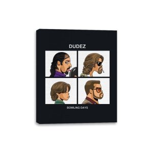 Bowling Days - Canvas Wraps Canvas Wraps RIPT Apparel 8x10 / Black