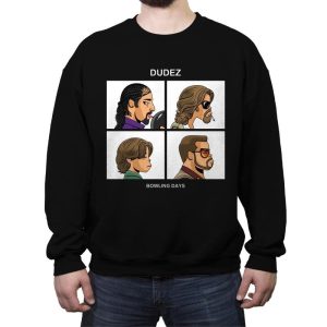 Bowling Days - Crew Neck Sweatshirt Crew Neck Sweatshirt RIPT Apparel Small / Black