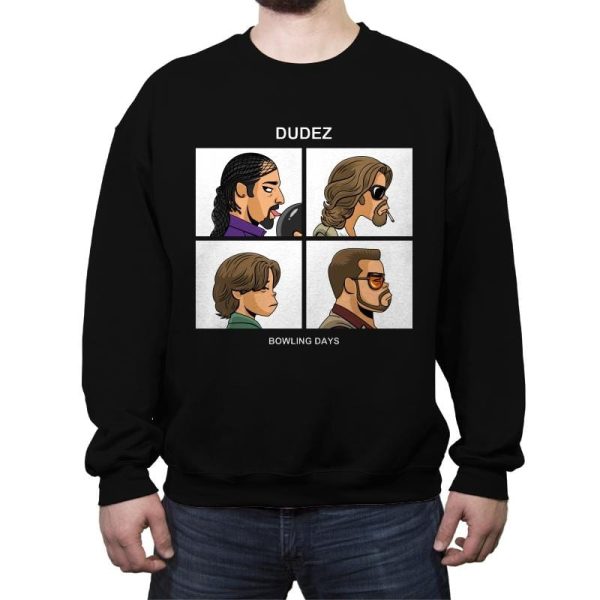 Bowling Days - Crew Neck Sweatshirt Crew Neck Sweatshirt RIPT Apparel Small / Black