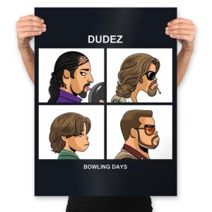 Bowling Days - Prints Posters RIPT Apparel 18x24 / Black
