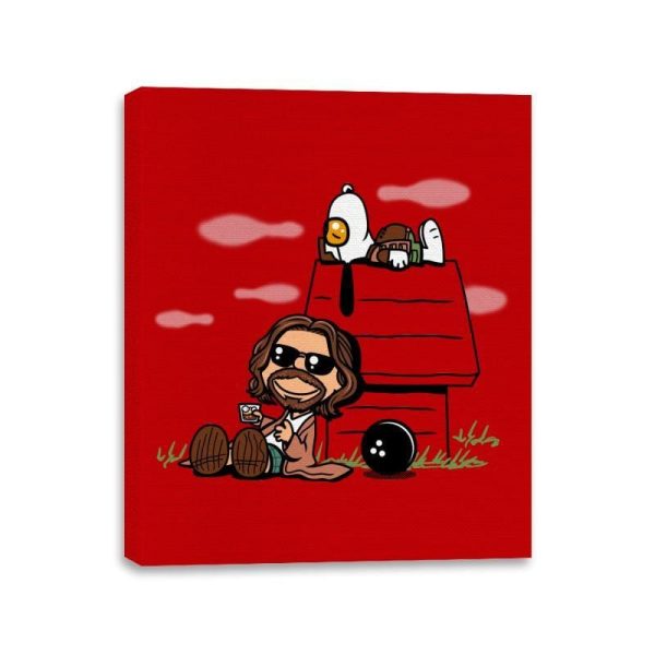 Bowling Nuts - Canvas Wraps Canvas Wraps RIPT Apparel 11x14 / Red