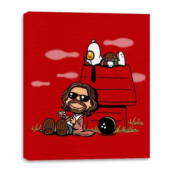 Bowling Nuts - Canvas Wraps Canvas Wraps RIPT Apparel 16x20 / Red