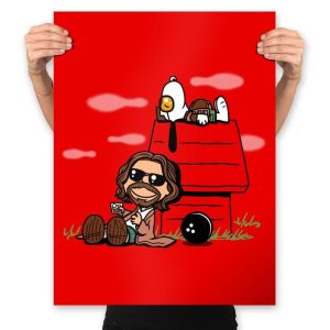 Bowling Nuts - Prints Posters RIPT Apparel 18x24 / Red