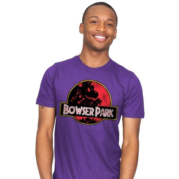 Bowser Park - Mens T-Shirts RIPT Apparel Small / Purple