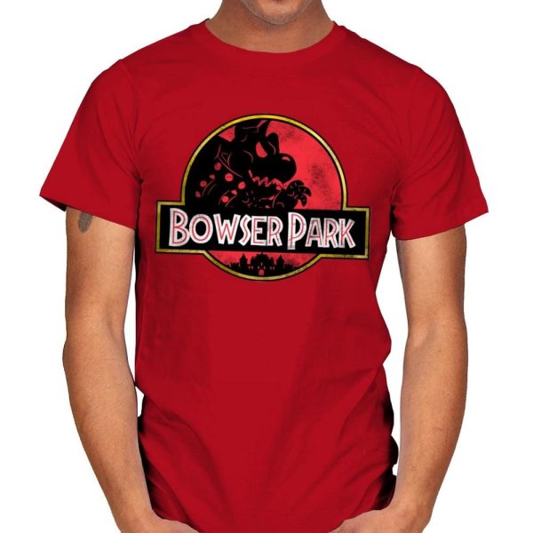 Bowser Park - Mens T-Shirts RIPT Apparel Small / Red