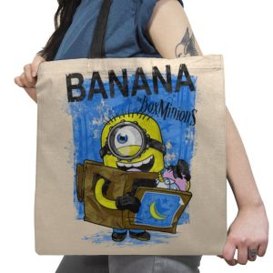 Box Minion Exclusive - Tote Bag Tote Bag RIPT Apparel 18x18 / Natural