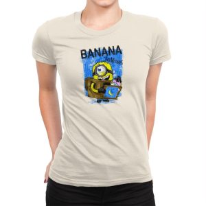 Box Minion Exclusive - Womens Premium T-Shirts RIPT Apparel Small / Natural
