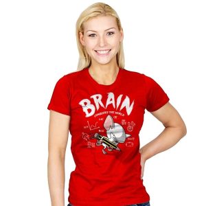 Brain Conquers The World! - Raffitees - Womens T-Shirts RIPT Apparel