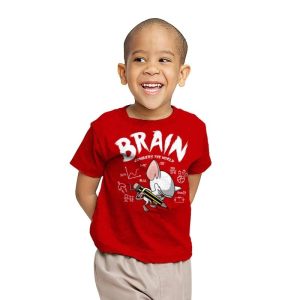 Brain Conquers The World! - Raffitees - Youth T-Shirts RIPT Apparel