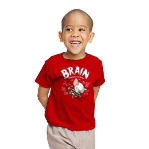 Brain Conquers The World! - Youth T-Shirts RIPT Apparel