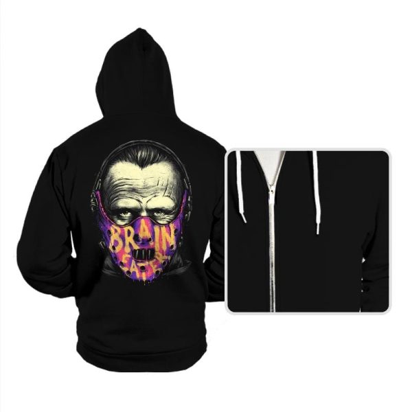 Brain Eater - Hoodies Hoodies RIPT Apparel Small / Black