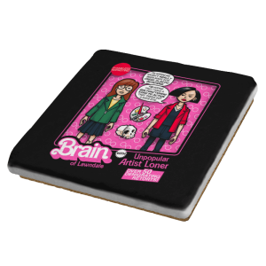 Brain of Lawndale Doll - Coasters Coasters RIPT Apparel 1 Coaster