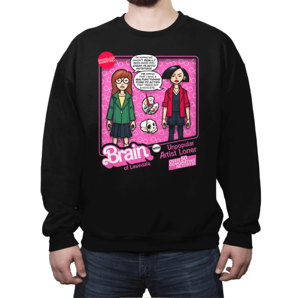 Brain of Lawndale Doll Exclusive - Crew Neck Sweatshirt Crew Neck Sweatshirt RIPT Apparel