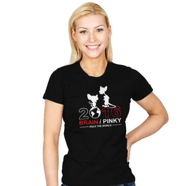 Brain / Pink 2016 - Womens T-Shirts RIPT Apparel