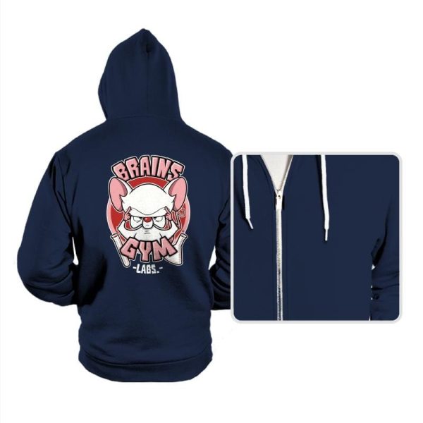 Brain's Gym - Hoodies Hoodies RIPT Apparel Small / Navy
