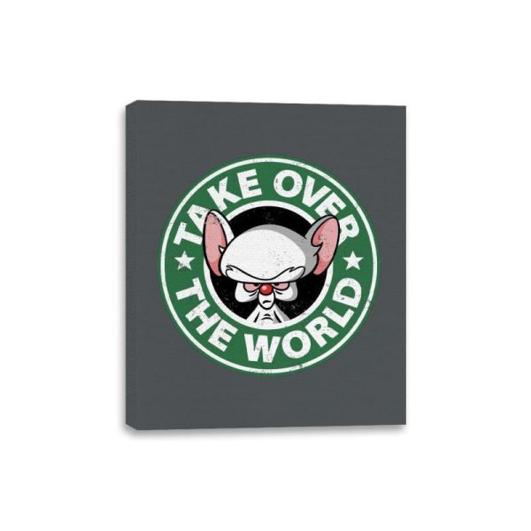 Brainbucks Coffee - Canvas Wraps Canvas Wraps RIPT Apparel 8x10 / Charcoal