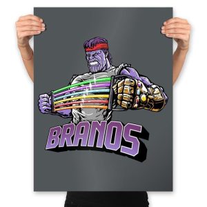 Branos - Prints Posters RIPT Apparel 18x24 / Charcoal