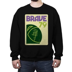 Brave 79  - Crew Neck Sweatshirt Crew Neck Sweatshirt RIPT Apparel Small / Black