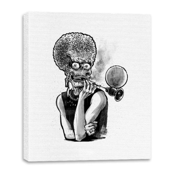 Breakfast on Mars - Canvas Wraps Canvas Wraps RIPT Apparel 16x20 / White