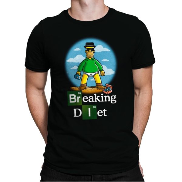 Breaking Diet - Mens Premium T-Shirts RIPT Apparel Small / Black