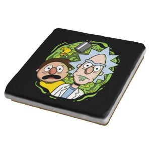 Brick and Mernie - Coasters Coasters RIPT Apparel 1 Coaster