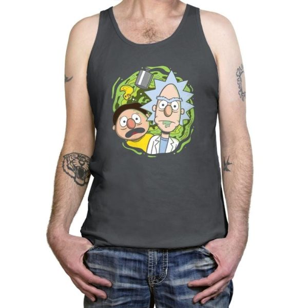 Brick and Mernie Exclusive - Tanktop Tanktop RIPT Apparel X-Small / Asphalt