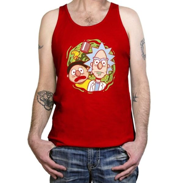 Brick and Mernie Exclusive - Tanktop Tanktop RIPT Apparel X-Small / Red