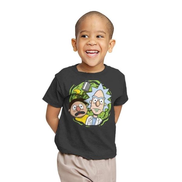 Brick and Mernie Exclusive - Youth T-Shirts RIPT Apparel X-small / Charcoal