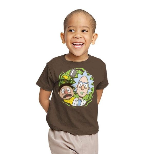 Brick and Mernie Exclusive - Youth T-Shirts RIPT Apparel X-small / Dark chocolate