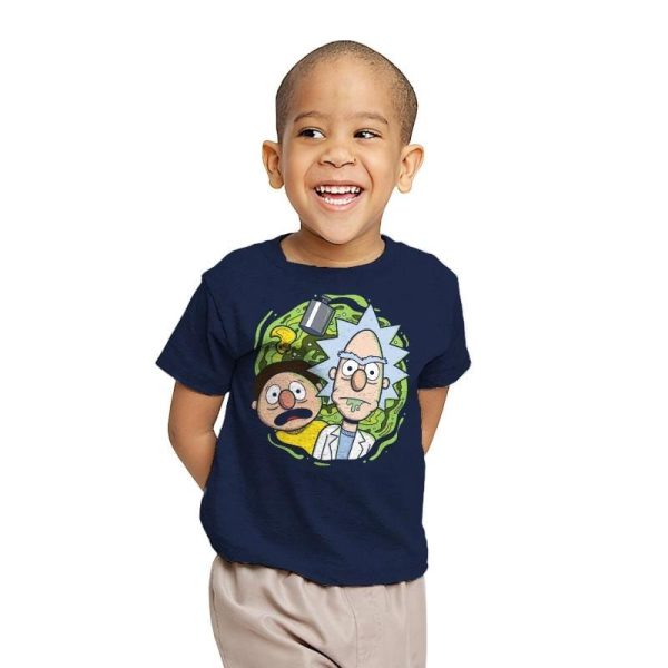 Brick and Mernie Exclusive - Youth T-Shirts RIPT Apparel X-small / Navy