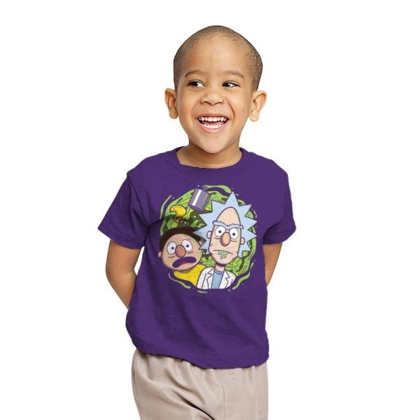 Brick and Mernie Exclusive - Youth T-Shirts RIPT Apparel X-small / Purple