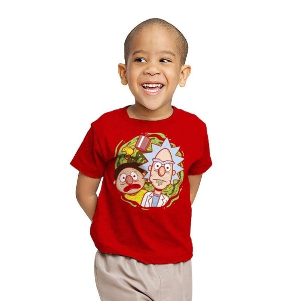 Brick and Mernie Exclusive - Youth T-Shirts RIPT Apparel X-small / Red