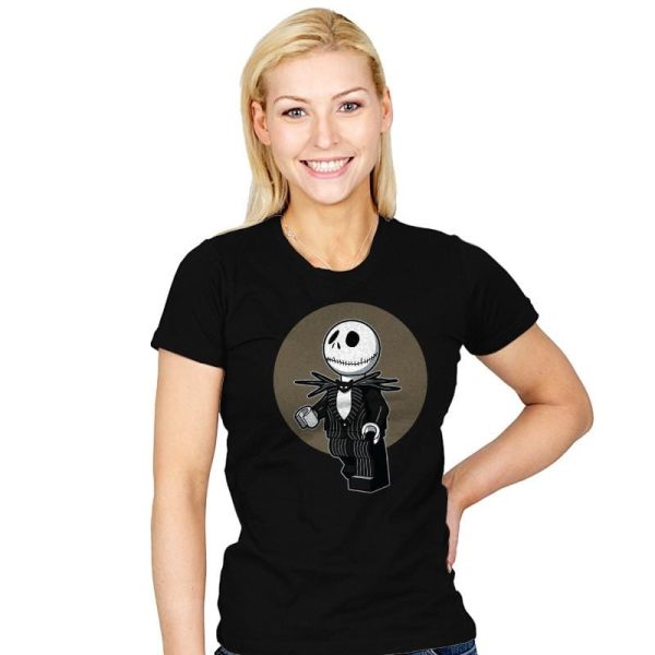 Brick Skellington Exclusive - Brick Tees - Womens T-Shirts RIPT Apparel Small / Black