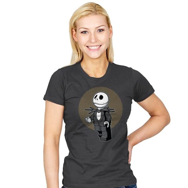 Brick Skellington Exclusive - Brick Tees - Womens T-Shirts RIPT Apparel Small / Charcoal