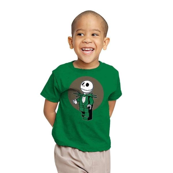 Brick Skellington Exclusive - Brick Tees - Youth T-Shirts RIPT Apparel X-small / Kelly