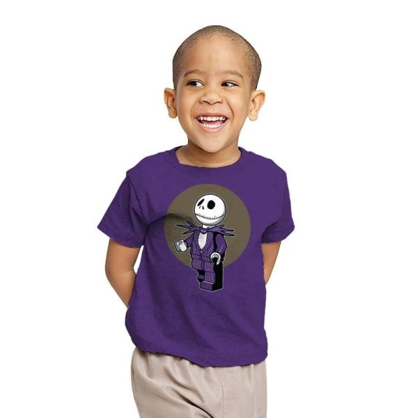 Brick Skellington Exclusive - Brick Tees - Youth T-Shirts RIPT Apparel X-small / Purple