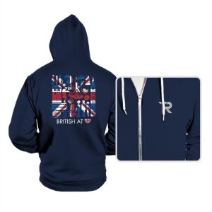 British At Heart Reprint - Hoodies Hoodies RIPT Apparel