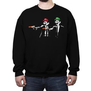Bros Fiction - Crew Neck Sweatshirt Crew Neck Sweatshirt RIPT Apparel