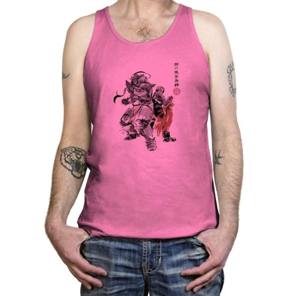 Brotherhood Sumi-E - Sumi Ink Wars - Tanktop Tanktop RIPT Apparel X-Small / Neon Pink