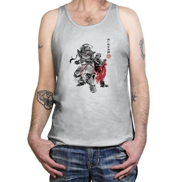 Brotherhood Sumi-E - Sumi Ink Wars - Tanktop Tanktop RIPT Apparel X-Small / Silver