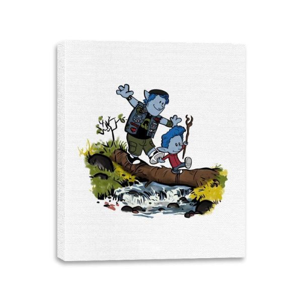 Brothers Adventures - Canvas Wraps Canvas Wraps RIPT Apparel 11x14 / White