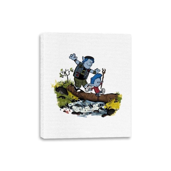 Brothers Adventures - Canvas Wraps Canvas Wraps RIPT Apparel 8x10 / White