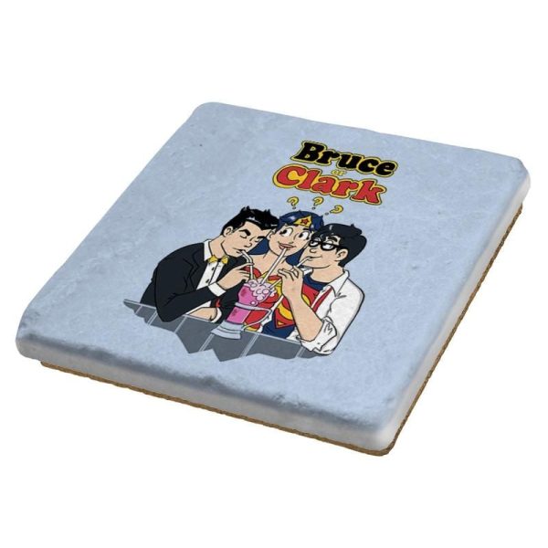 Bruce or Clark Exclusive - Coasters Coasters RIPT Apparel 1 Coaster / Baby Blue