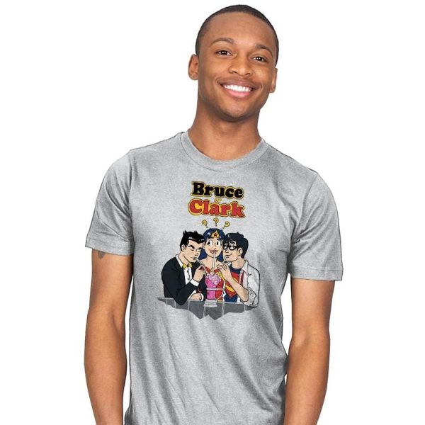 Bruce or Clark Exclusive - Mens T-Shirts RIPT Apparel Small / Silver