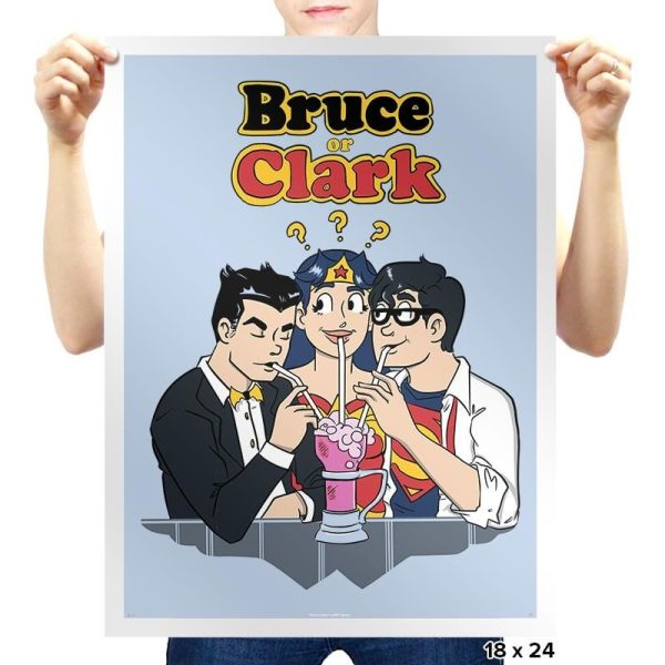 Bruce or Clark Exclusive - Prints Posters RIPT Apparel